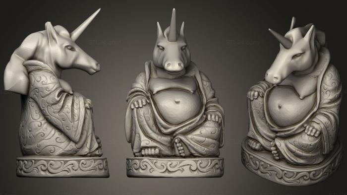 Buddha figurines (Buddhacorn, STKBD_0076) 3D models for cnc